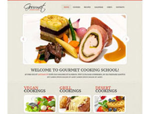 Html5 шаблон кулинарного сайта Gourmet
